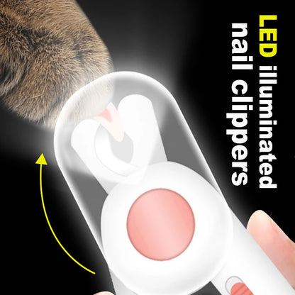 Professional Cat Nail Clipper With Led Light