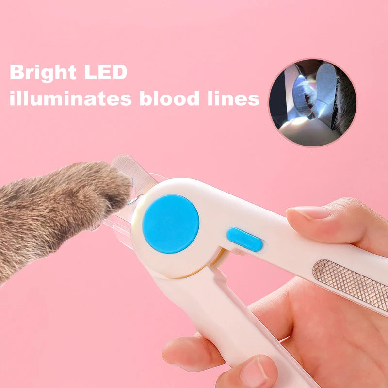 Professional Cat Nail Clipper With Led Light