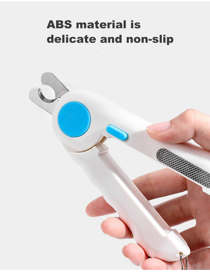 Professional Cat Nail Clipper With Led Light