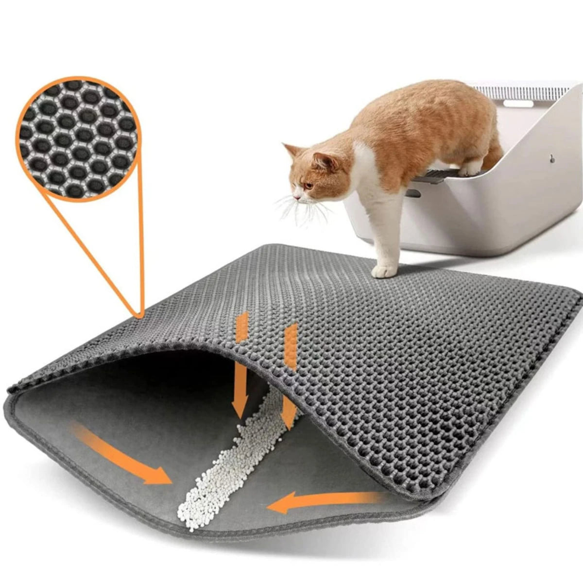 Cat Double Litter Mat